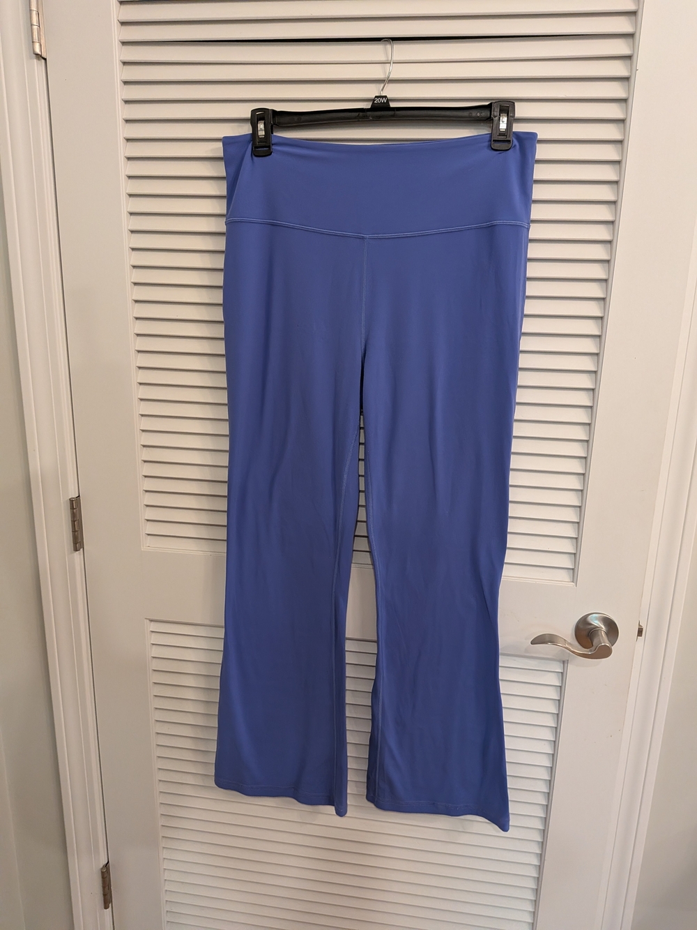 B#1: Lululemon High-Rise Flare Yoga Pants in Periwinkle Blue Size XL